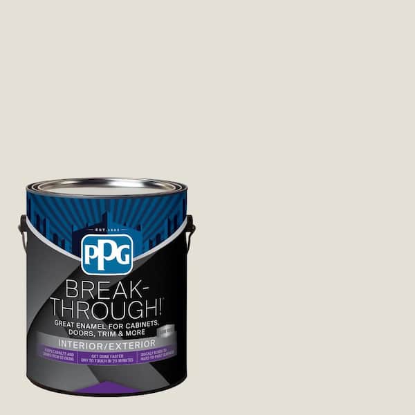 Break-Through! 1 gal. PPG1022-1 Hourglass Satin Door, Trim & Cabinet Paint