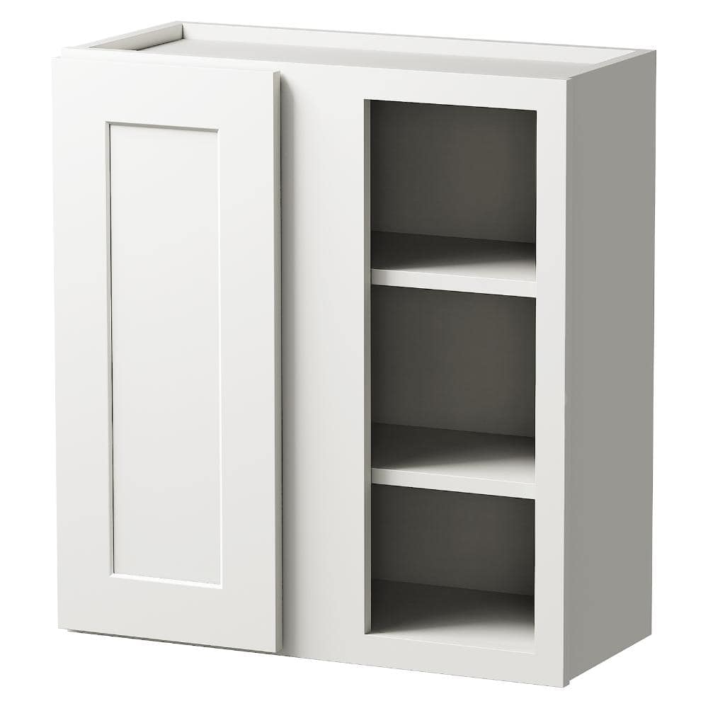 27 in. W x 12 in. D x 30 in. H Plywood Ready To Assemble Wall Kitchen Cabinet with Soft Close in White price history on PriceWatchPro