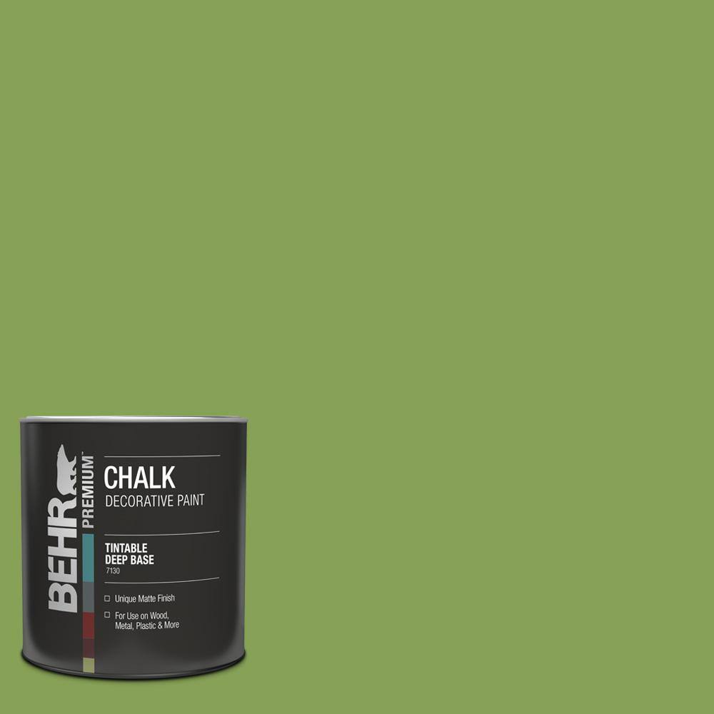 BEHR PREMIUM 1 qt. BCP19 Electric Lime Interior Chalk Decorative Paint
