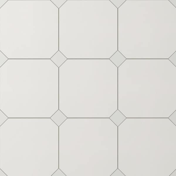 Vaudeville Octagon Nacar with Taco Nacar 8 in. x 8 in. Porcelain Floor and Wall Tile (11.25 sq. ft. /Case)
