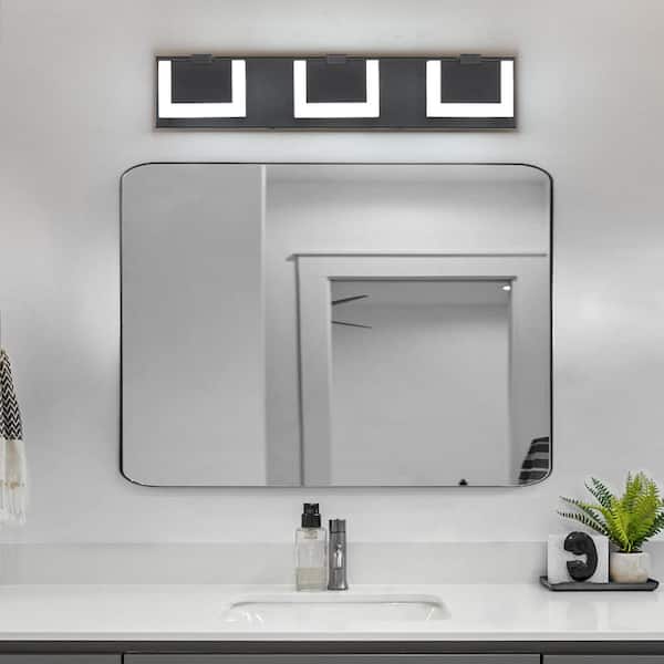 Eicrkodn Black Bathroom Vanity Light 31.5 Inch, 18W Dimmable 5CCT LED