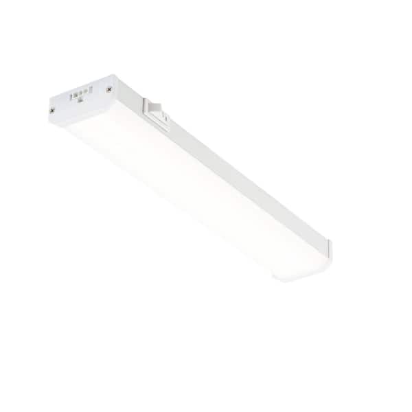Commercial Electric 12 in. LED White Linkable Plug In Under Cabinet Light