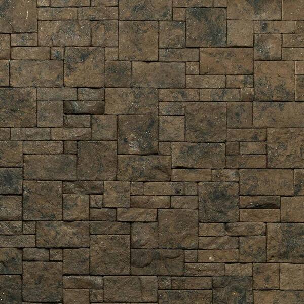 Evolve Stone Potomac Trail 15 in. x 4 in. x 1 in. Non-Rated Flat Stone Veneer in Kodiak Mine