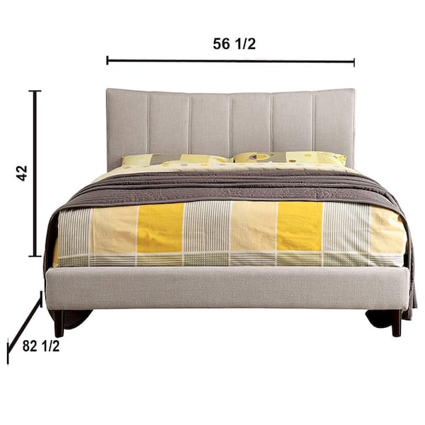 Ennis in Beige Full Bed