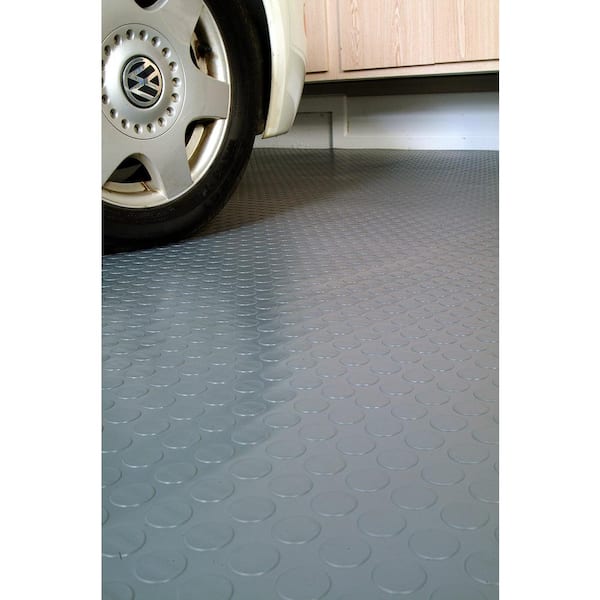 Trailer Flooring Slate Grey Coin Commercial Vinyl Sheet Flooring (8.5 ft. W x 20 ft. L)