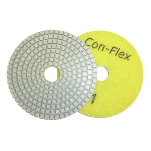 5 in. Con-Flex 5-Step Diamond Pads for Concrete Step 1