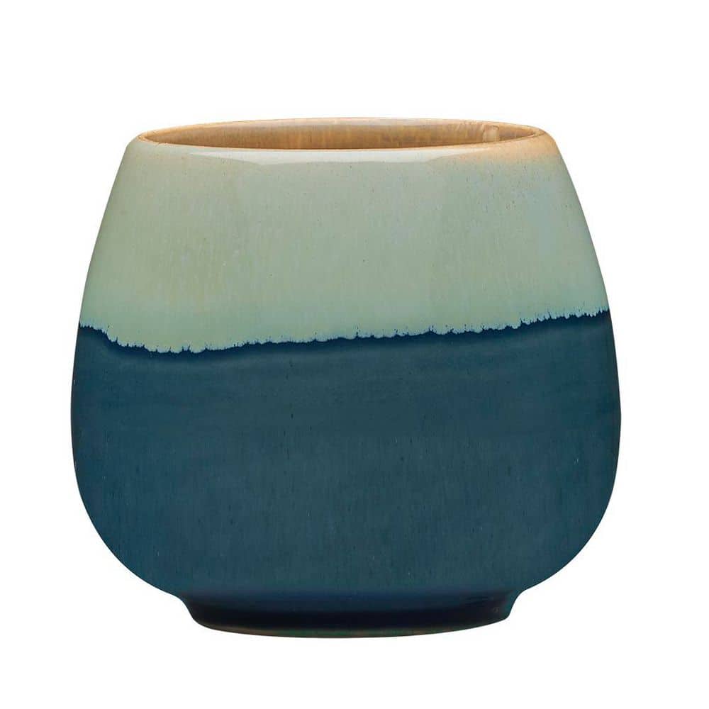 3.5 in. Demi Small Teal/Multi-color Ceramic Pot (3.5 in. D x 3.5 in. H) With Drainage Hole price history on PriceWatchPro