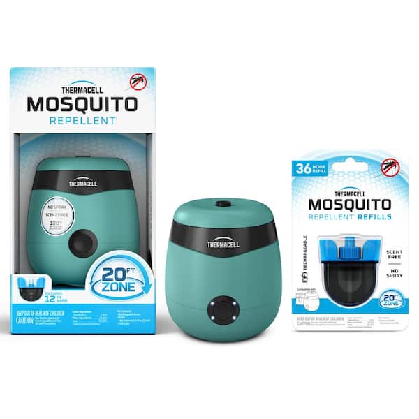 Thermacell Rechargeable Mosquito Repeller in Haze with 36-Hour Refill Combo Kit