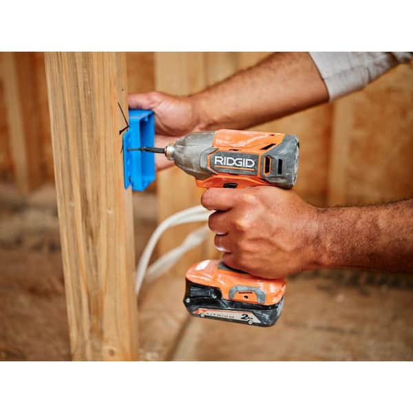 RIDGID - 18V Cordless 8-Tool Combo Kit with 2.0 Ah Battery, 4.0 Ah Battery, and Charger