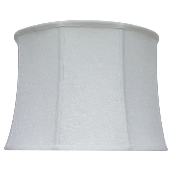 Hampton Bay Mix & Match White Linen Table Shade