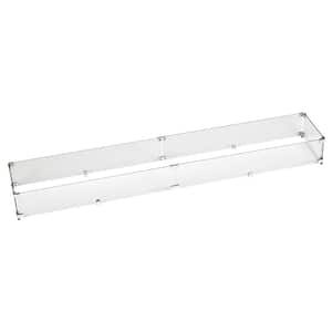 65.5 in. x 11.5 in. Tempered Glass Flame Guard