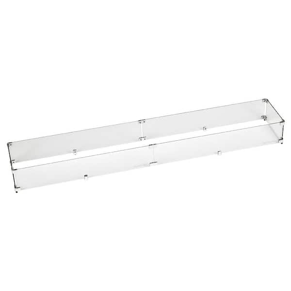 65.5 in. x 11.5 in. Tempered Glass Flame Guard