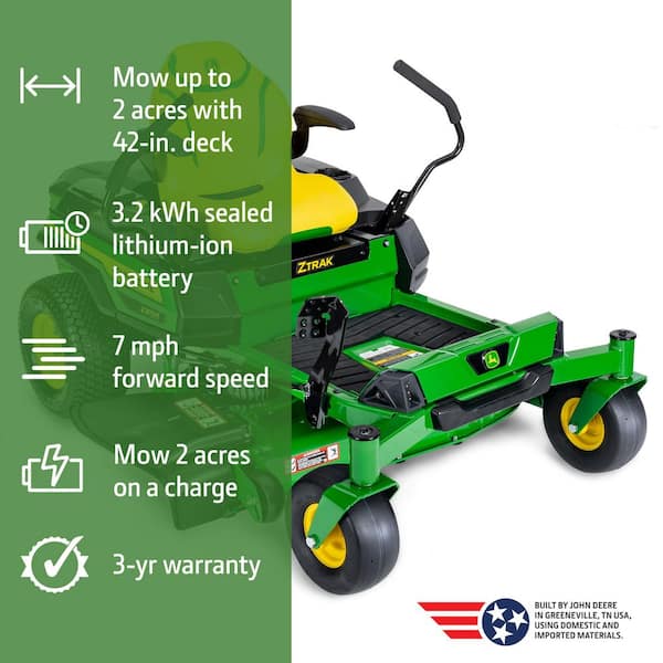 Z370R Electric 42 in. 3.2 kWh Battery Dual Electric Zero-Turn Riding Mower