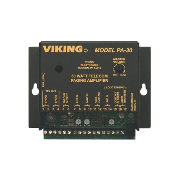 Viking 30-Watt Telecom Paging Amplifier