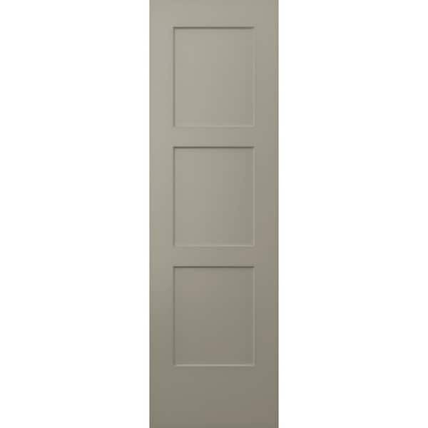 JELD-WEN 24 in. x 80 in. Birkdale Desert Sand Paint Smooth Solid Core Molded Composite Interior Door Slab