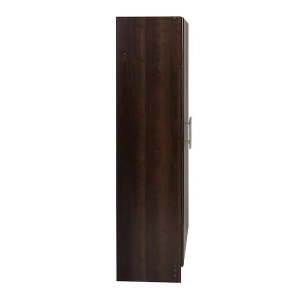 Wood Freestanding Garage Cabinet in Espresso (32 in. W x 65 in. H x 16 in. D)