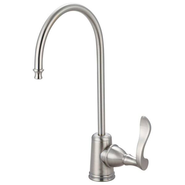 Kingston Brass French Single-Handle Replacement Drinking Water Filtration Faucet in Satin Nickel for Filtration Systems