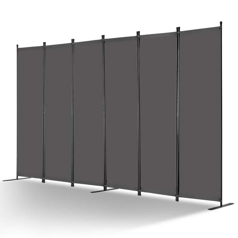 Room Divider, 6 Panel Room Divider, Folding Privacy Screen and Portable Partition Divider for Room Separation, Grey price history on PriceWatchPro