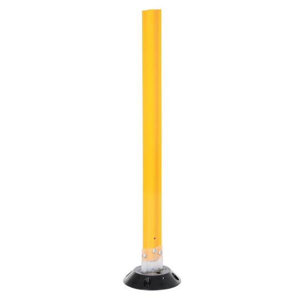 Vestil 36 in. X 3.25 in. Yellow Surface Mount Flexible Stakes