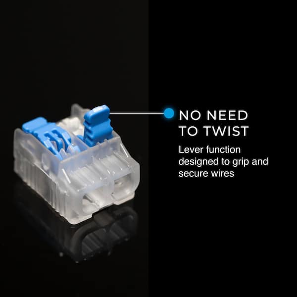 IDEAL - In-Sure Lever Wire Connector, 12 AWG, 2-Port, Bag of 10