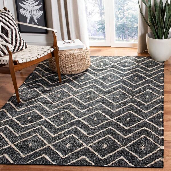 Beverly Rug 3 x 3 Gray Carmel Bordered Non Slip Doormat Indoor Area Rug