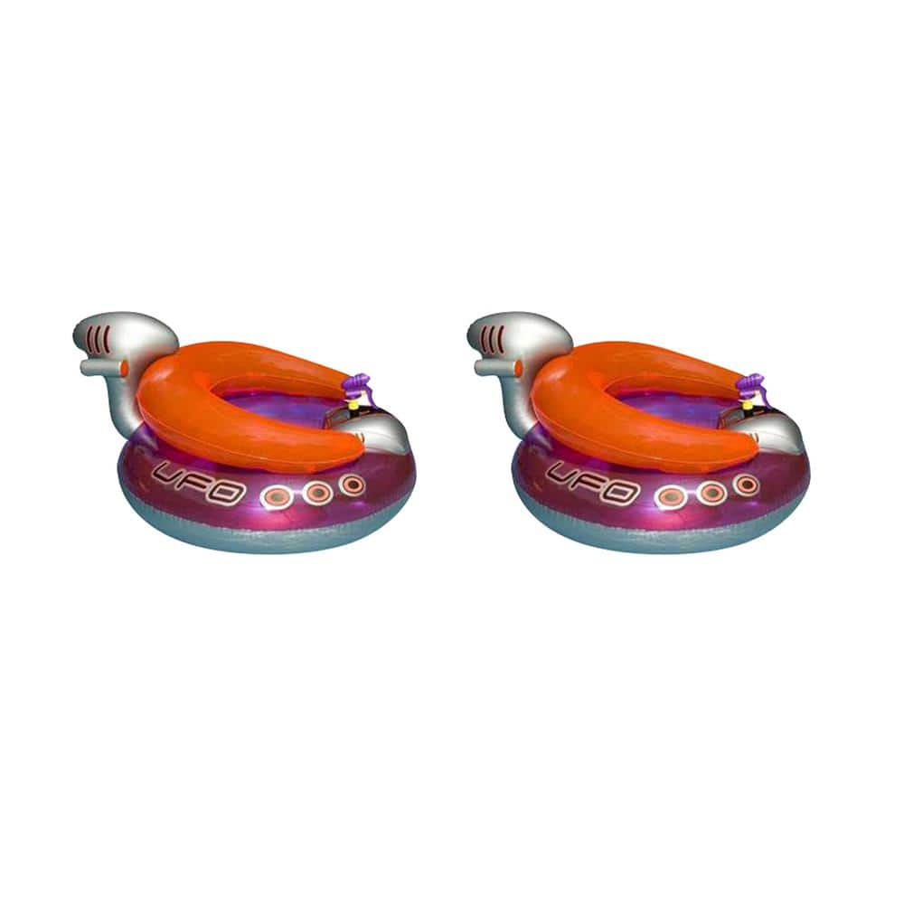 Swimline Swimming Pool Ufo Squirter Toy Inflatable Lounge Chair Floats 2 Pack 2 X 9078 The 9365