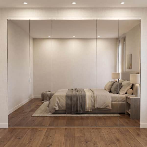 Impact Plus 96 in. x 84 in. Polished Edge Mirror Solid Core MDF