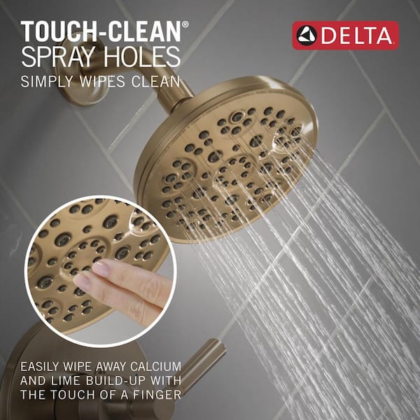 Delta Lorna Gold Single Handle 5-Spray Tub and Shower Faucet 1.75
