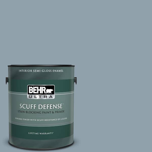 BEHR ULTRA 1 gal. #N480-4 French Colony Extra Durable Semi-Gloss Enamel Interior Paint & Primer