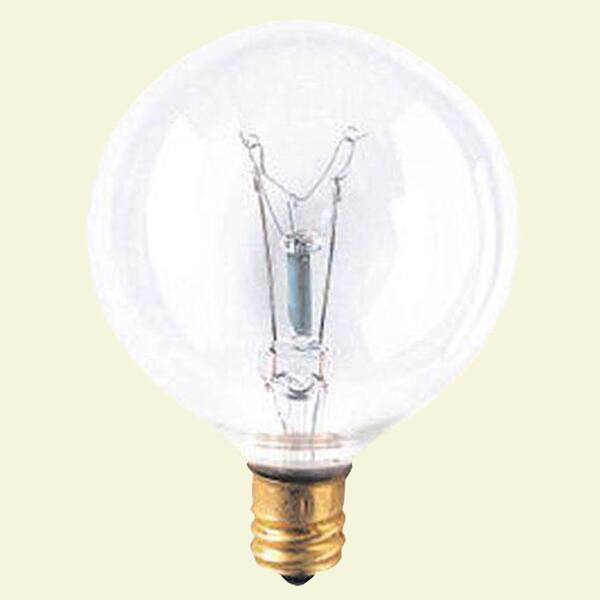 Bulbrite 15-Watt Incandescent G16.5 Light Bulb (25-Pack)