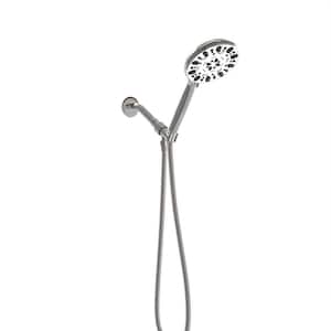 Accent 7-Spray Patterns 4.7 in. Single Wall Mount Handheld Shower Head Set Adjustable Shower Faucet in Chrome