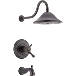 Cassidy TempAssure 17T Series 1-Handle Tub and Shower Faucet Trim Kit Only in Venetian Bronze (Valve Not Included)
