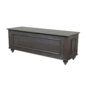 Concealment Series 5-Gun Key Lock Gun Cabinet Concealment Hope Chest in Mountain Gray Veneer