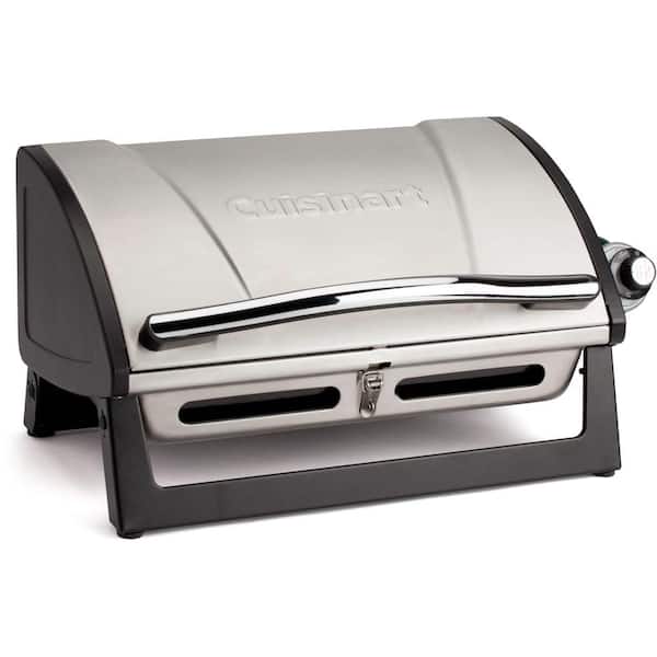 Grillster Portable Propane Gas Grill in Stainless Steel