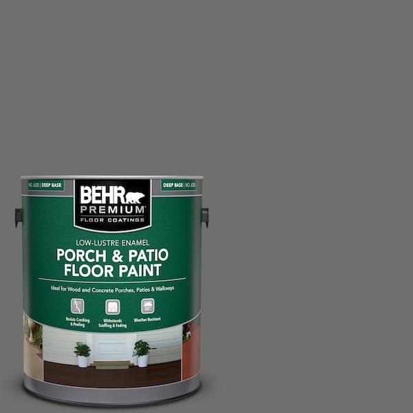 BEHR PREMIUM 1 gal. Home Decorators Collection #HDC-AC-17A Welded Iron Low-Lustre Enamel Int/Ext Porch and Patio Floor Paint