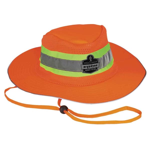 Ergodyne GloWear Large/Extra Large Hi-Vis Orange Ranger Hat 8935