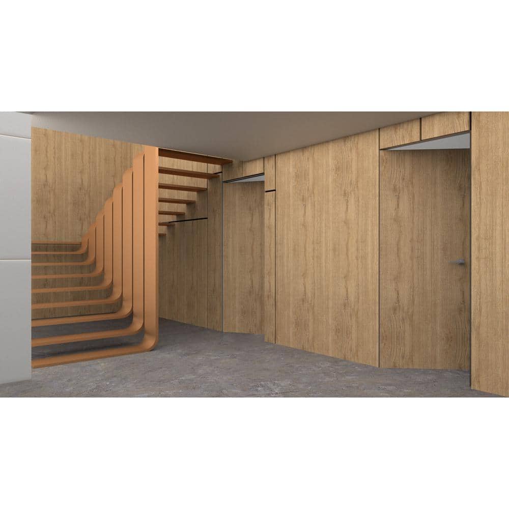 30 in. x 80 in. Unassembled Left-Hand/Inswing Solid Core Split Wood Flush Mount Hidden Door with Silver Hinge Finish price history on PriceWatchPro