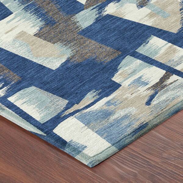 Chantille Machine Washable Indoor/Outdoor Abstract ACN2837 Baltic 10 ft. x 14 ft. Area Rug