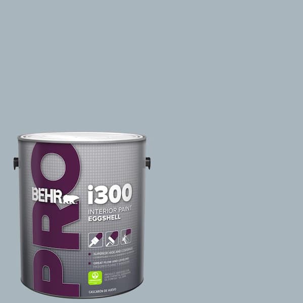 BEHR PRO 1 gal. #MQ5-23 Intercoastal Gray Eggshell Interior Paint