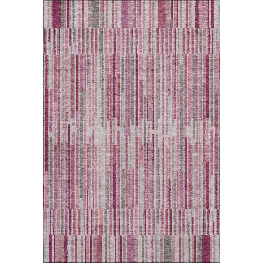 Mayfield Premium Machine Washable Abstract AMF2102 Blush 8 ft. x 10 ft. Area Rug price history on PriceWatchPro