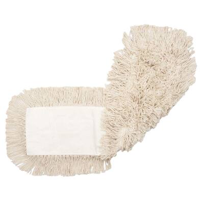 18 in. W x 5 in. D Disposable Dust Cotton Mop Refill