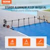 VEVOR Pool Cover Reel Aluminum Solar Cover Reel 22 ft. Inground