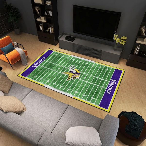 FANMATS NFL - Minnesota Vikings Helmet Rug - 5ft. x 8ft. 5766 - The Home  Depot