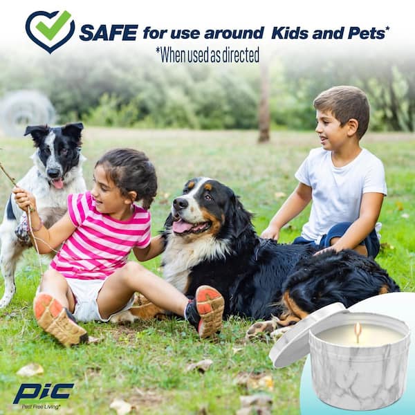 メウチキュー　カメオ PIC Mosquito Repellent Candle, Citronella Candle MRC - The Home Depot