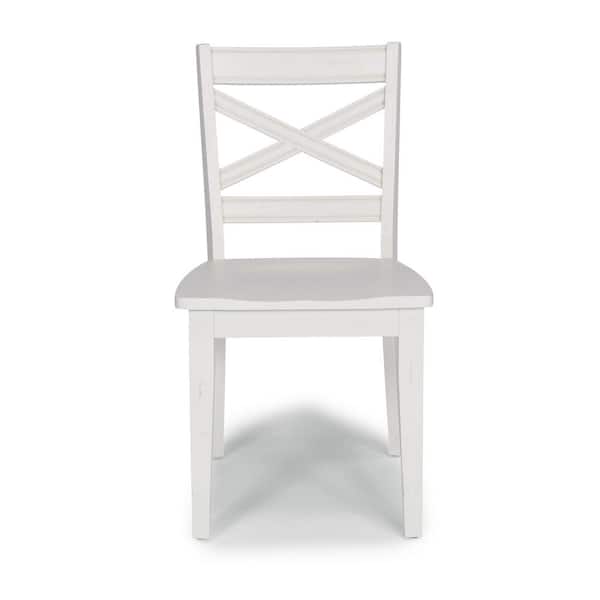 HOMESTYLES Seaside Lodge White Dining Chairs (Set of 2)