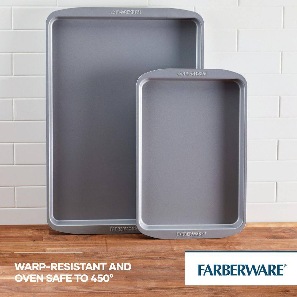 Farberware Insulated Nonstick Stainless Steel 2-Piece Sheet Pan Set