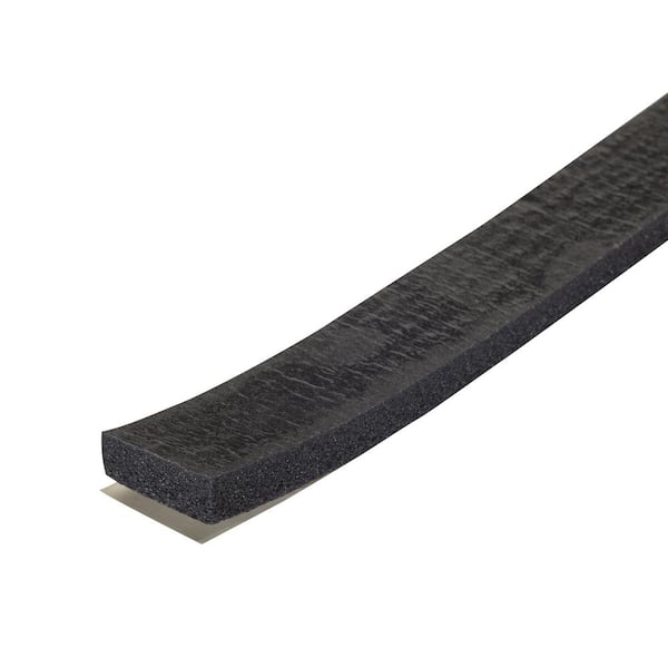 M-D Building Products 1/4 in. x 3/4 in. x 10 ft. Black Sponge Window Seal for Small Gaps