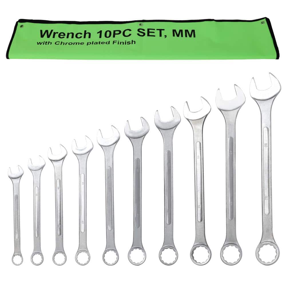 10-Piece Metric Jumbo Combination Wrench Set,Extra Larget 34/36/38/41/42/44/45/46/48/50mm Chrome Plated price history on PriceWatchPro