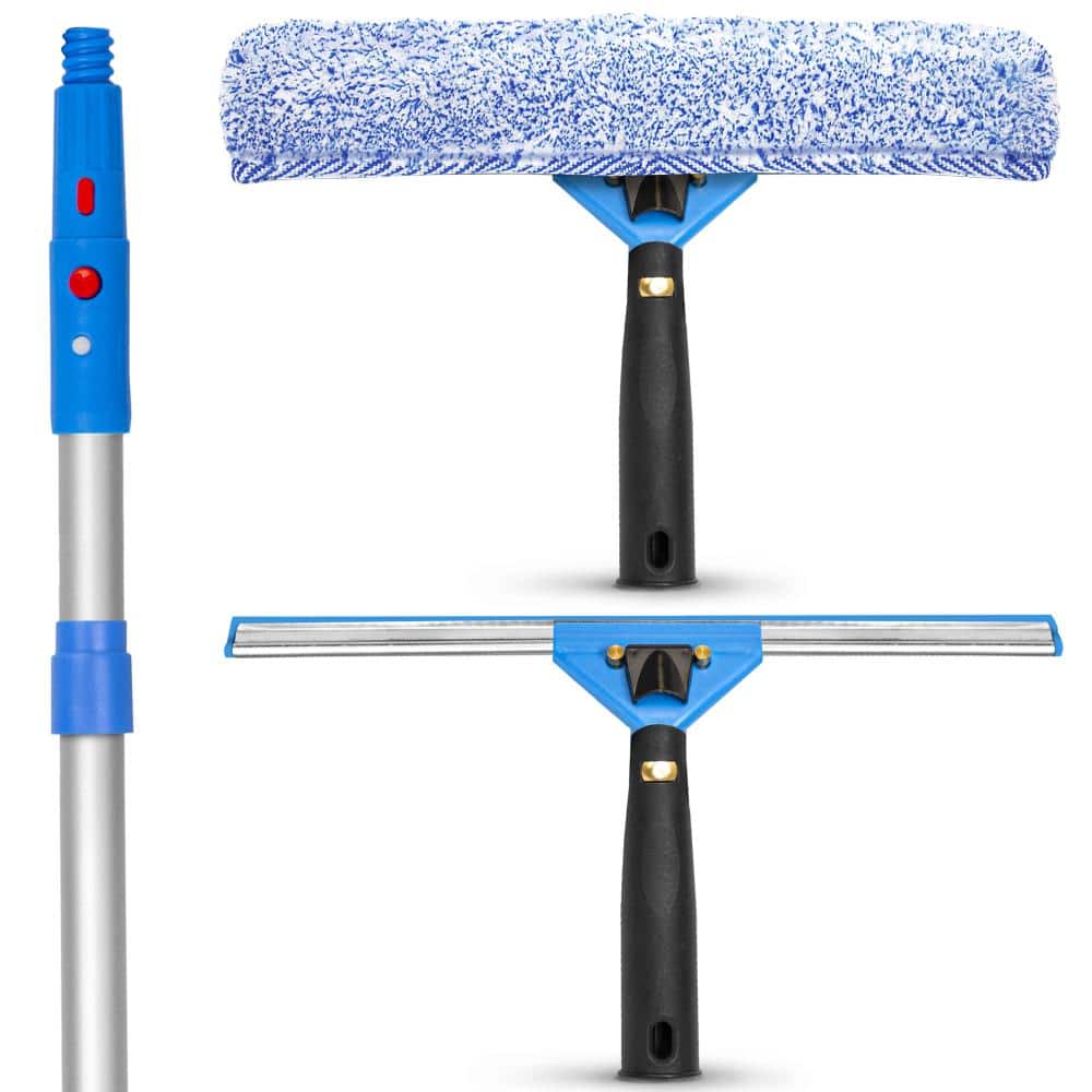 Total Pro Kit with 14 in. Swivel Squeegee, 14 in. Swivel Microfiber Scrubber and 6 ft. Aluminum Telescoping Pole price history on PriceWatchPro