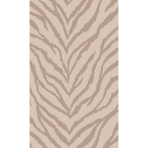 Walls Republic Pink Metallic Zebra Lines Animal Print-Shelf Liner Non-Woven Non-Pasted Wallpaper (57 sq. ft.) Double Roll